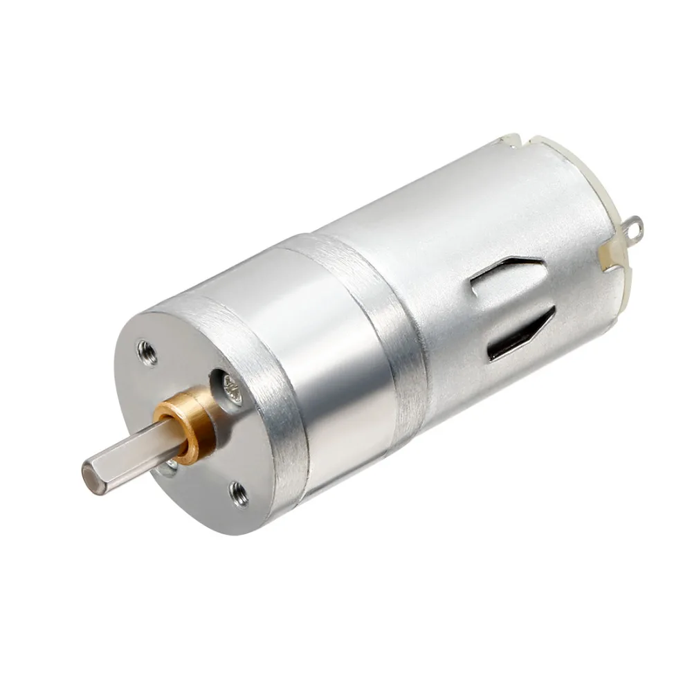 

UXCELL DC 12/6V 30/15RPM Micro Gear Box Motor Speed Reduction Electric Gearbox Centric Output Shaft