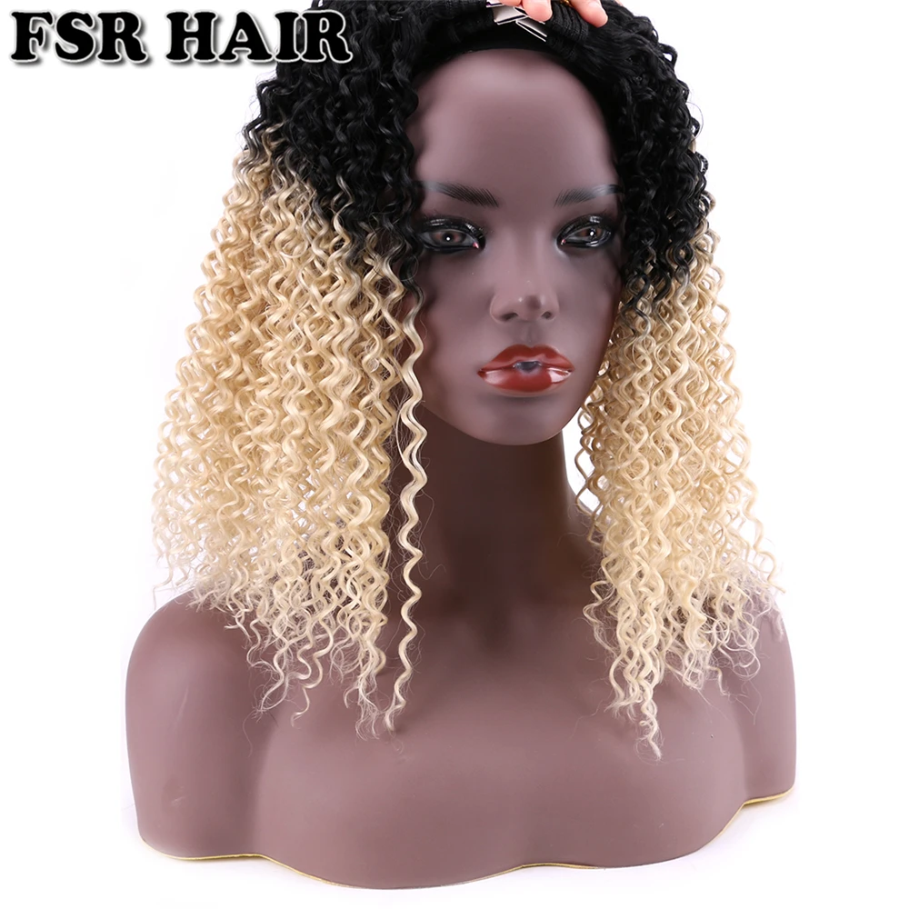 FSR 2 шт./лот цвет P4/30 афро кудрявые вьющиеся волосы переплетение Омбре синтетические волосы для наращивания
