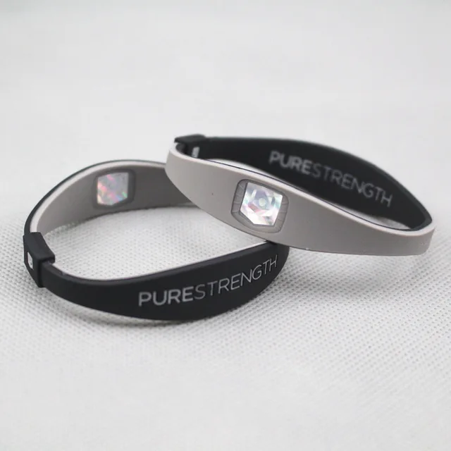 6pcs New Silicone Balance Purestereth Bracelet Sport Endevr 6pcs New Silicone Balance Purestereth Bracelet Sport Endevr Negative Wristband Keep Hologram Ion Bangle