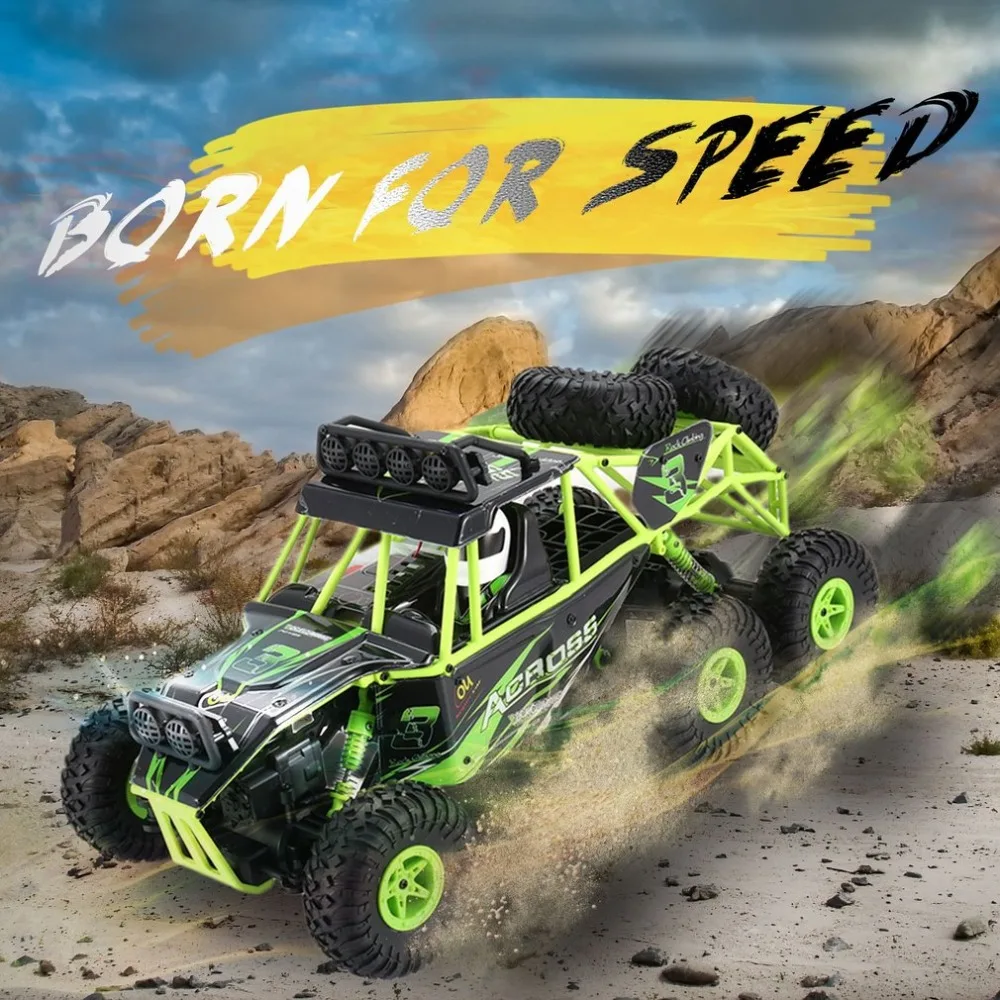 

Wltoys 18628 1/18 2.4G 6WD Electric Rock Climbing Crawler RC car Desert Truck Off-Road Buggy Vehicle with LED Light RTR