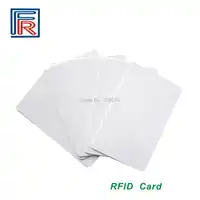 200pcs/lot Premium Seller High frequency 13.56MHz RFID Card White ISO14443A key cards
