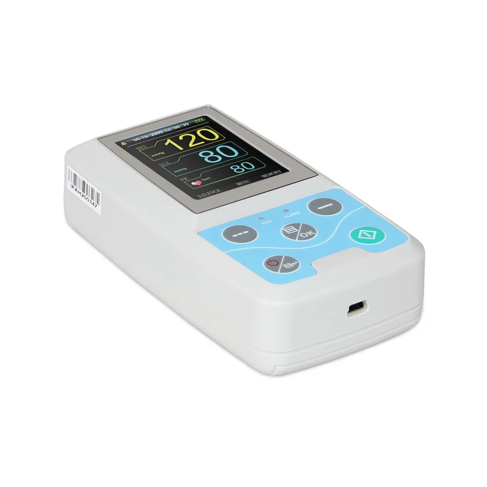 ABPM50 24 часа Амбулаторный монитор кровяного давления Holter ABPM Holter BP монитор с программным обеспечением contec
