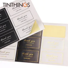600 шт. Спасибо наклейки печать этикеток Свадьба золочение домашние подарок уплотнения этикетки DIY торт печенье Custom Gift Box 5x2.7 см