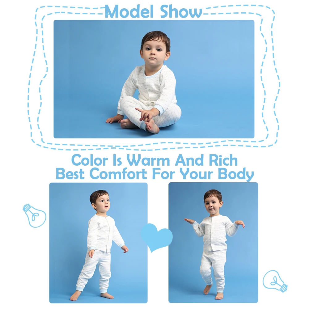 I baby Premium Matelasse PIMA Детская Хлопковая одежда комплект кашемировый хлопковый