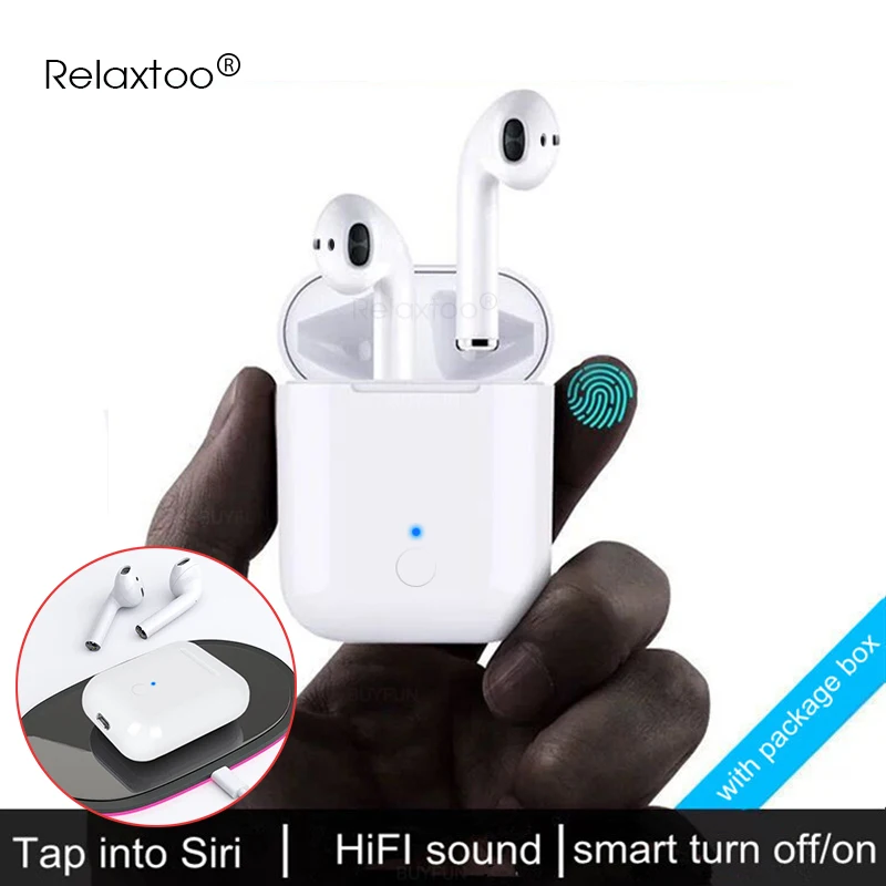 

i19 tws bluetooth 5.0 earphone wireless earbuds touch control / wireless charging headset for Smartphone PK i9s i10 i11 air pods