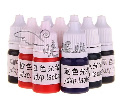 

Customized Photosensitive stamp ink 5 ml refilling