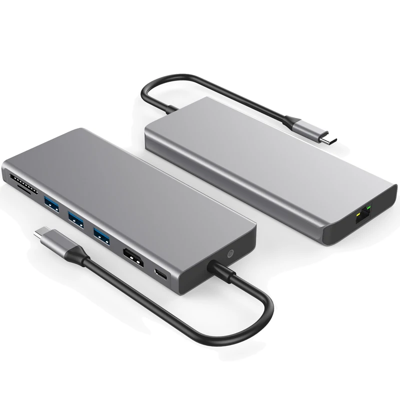 

USB 3.1 type C hub with HDMl Lan SD/TF for Macbook pro