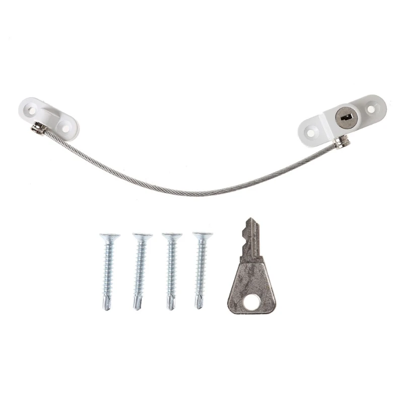 

Stainless Steel Window Restrictor Security Lock, Anti-kids, Prevent Children from Falling, Anti-theft Window Lock, Home Hardware