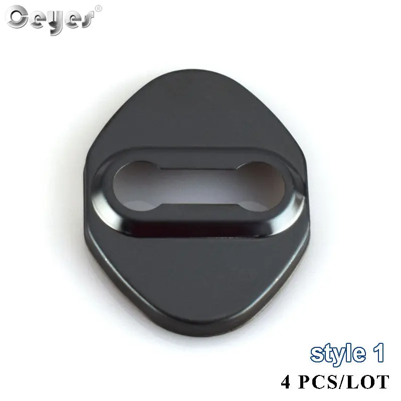 Style 1 Black Ceyes Oem дверь логотипа автомобиля замок чехлы Чехол для Suzuki SX4 Grs Grand Vitara Jimny Alto Splash Swift Самурайские аксессуары для стайлинга автомобилей - Название цвета: Style 1 Black