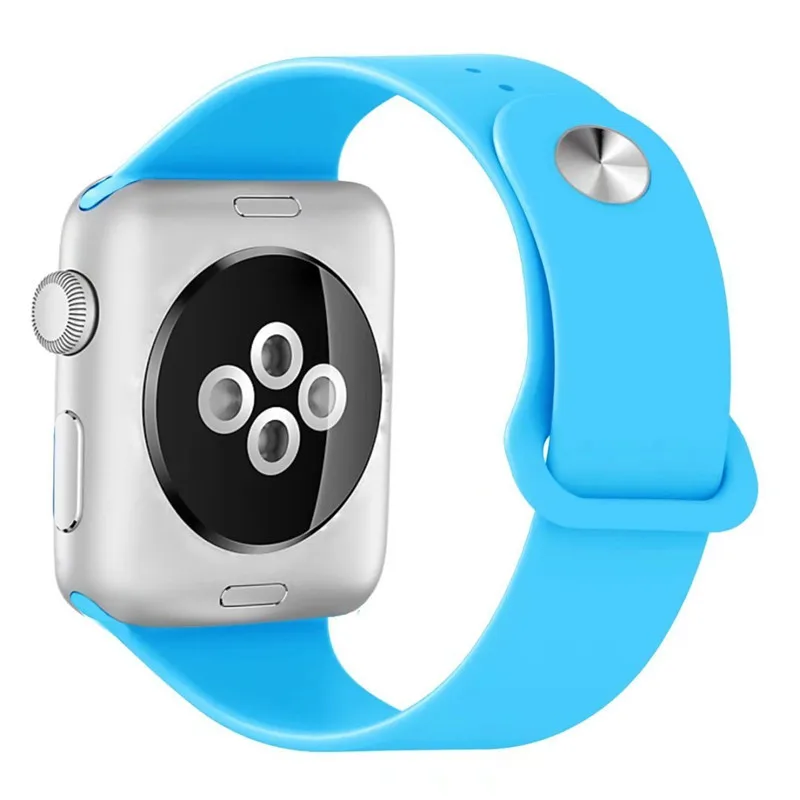 ASHEI мягкий силиконовый спортивный ремешок для наручных часов Apple Watch, ремешок 42 мм, 38 мм, версия сменный Браслет для наручных часов iWatch, Nike+ издание серии 3/1/2 ремень - Цвет ремешка: Blue