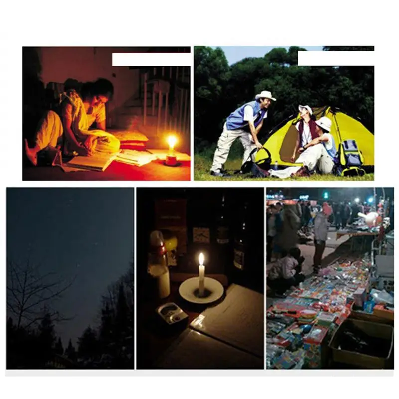 USB Rechargeable LED Bulb Light 110V 220V 10W 20W 30W 40W Smart Emergency Lamp Outdoor Lighting for Fishing Camp  (7)