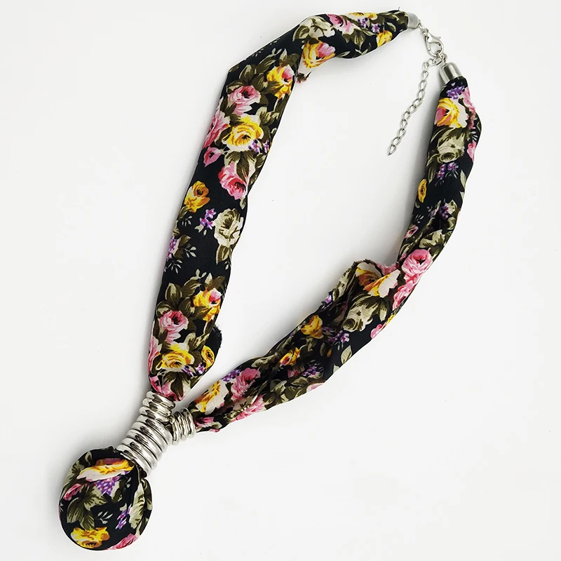DandieFashionable хлопковое ожерелье с цветочным дизайном ожерелье, цветочные узоры, винтажные, простые женские аксессуары