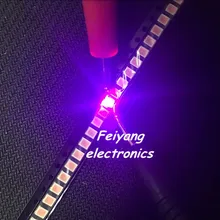 1000 шт. фиолетовый UV POWER TOP 1210 3528 UV SMD SMT PLCC-2 2500 MCD ультра яркий светодиодный