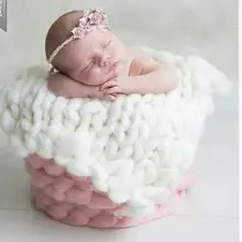 Горячее предложение! Распродажа! Одежда для новорожденных девочек, одеяло для мальчиков 50*50 см кардиган Крючковой вязки шерстяной ковер войлочное одеяло фоновая фотография Подставки для фотографий 19 Цвет