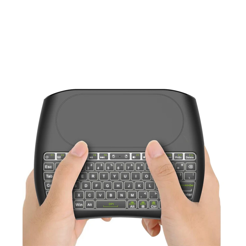D8-S Wireless Keyboard Upgraded version of i8 mini Keyboard 7 Color Backlight Touchpad mini air mouse D8 S VS i8 mini keyboard