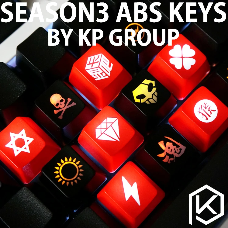 Новинка блеск через Keycaps ABS травленый, светильник, блестящий черный красный пользовательская Механическая Подсветка клавиатуры oem профиль