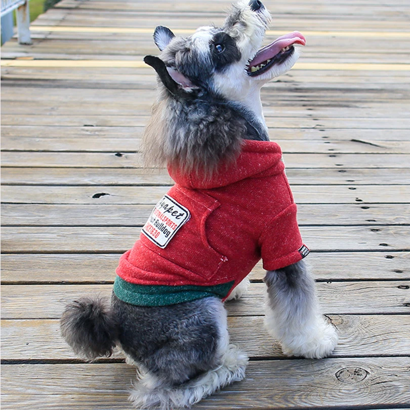 Warm Dogs Hoodies Puppy Dog Pet Clothing Cotton Autumn Winter Leisure