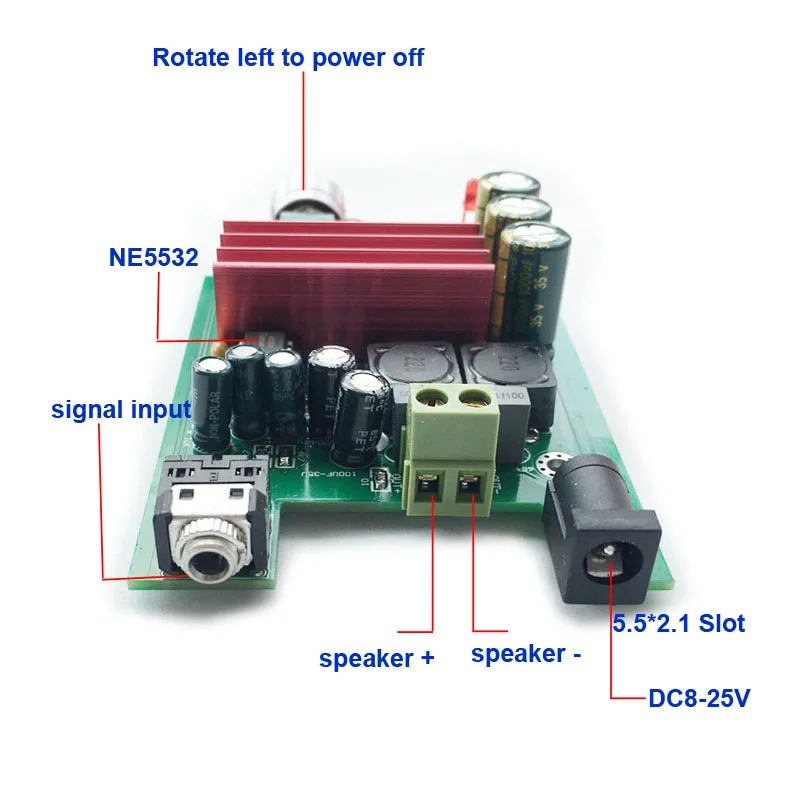 tpa3116d2 subwoofer digital power amplifier