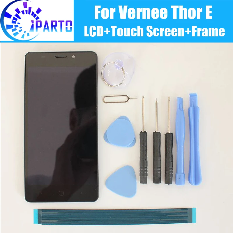 

Vernee Thor E LCD Display+Touch Screen Digitizer +Frame Assembly 100% Original New LCD+Touch Digitizer for Vernee Thor E+Tools