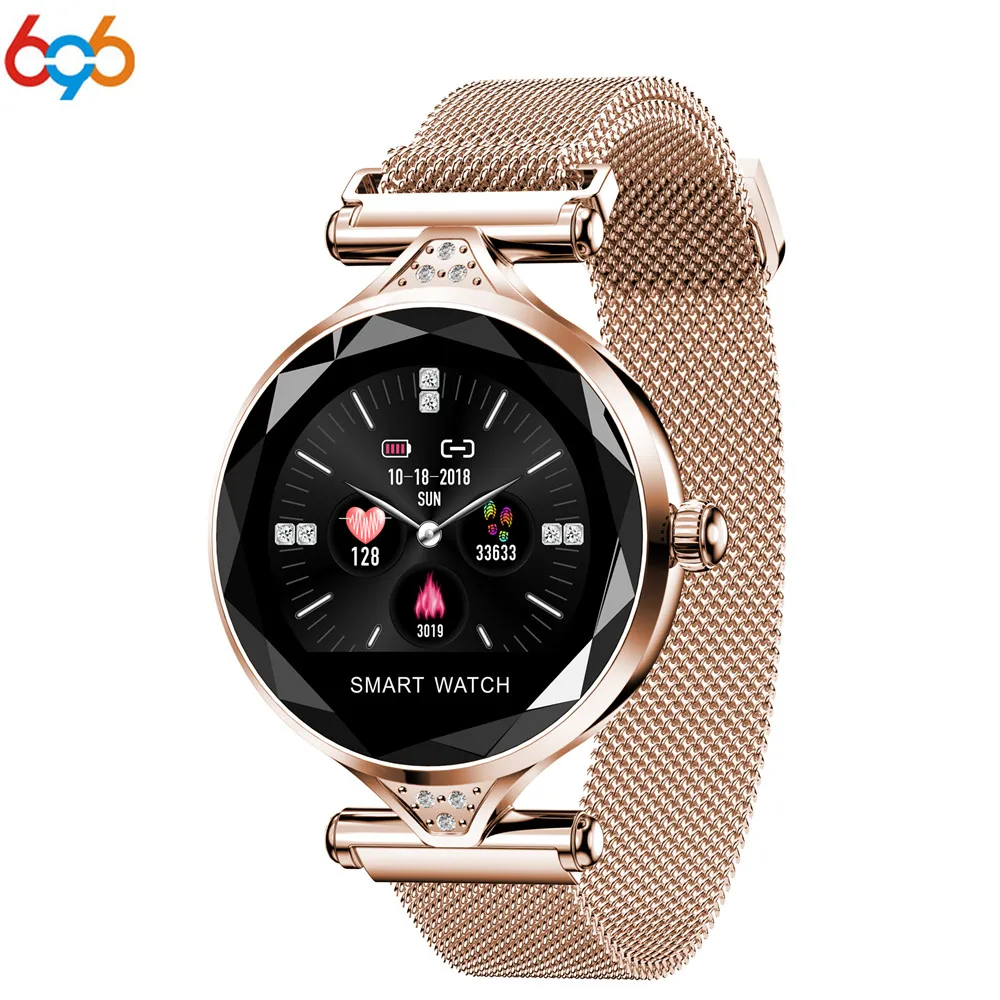 

696 H1C Women Smart Watch Women Waterproof Bluetooth Heart Rate Monitor Fitness Tracker Lady Fashion Smartwatch Bracelet
