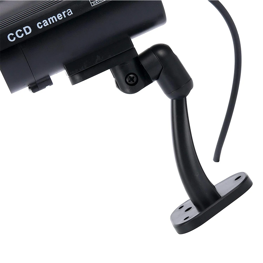 Водонепроницаемый наружный поддельный имитационный манекен камера CCTV для домашнего наблюдения безопасности мини-камера мигающий светодиодный светильник поддельная камера черный