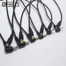 1 шт. 5,5*2,5 мм 2,5*2,1 мм 4,8*1,7 мм 4,0*1,7 мм 3,5*1,35 мм 2,5*0,7 мм разъем питания постоянного тока с кабелем 30 см разъем для зарядки