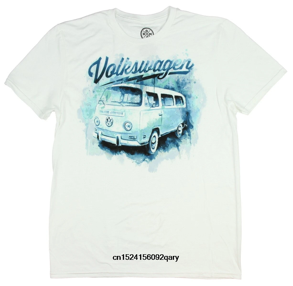 

Men Funny T Shirt Women Cool tshirt Bus Water Color Men's Graphic T-Shirt