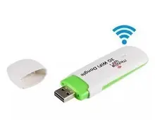 7.2 Mbps 3G Módem Router Wifi Móvil con Tarjeta SIM wifi Dongle USB para el Coche/Bus