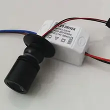 1 Вт Светодиодный точечный светильник, Мини светодиодный потолочный светильник, AC85-265V-белая лампа для витрины шкафа