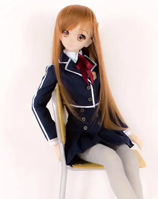 Sword art online Yuuki Asuna School uniforms Cosplay1/3 1/4 BJD COS Doll Clothes Sword art online Yuuki Asuna School uniforms Cosplay1/3 1/4 BJD COS Doll Clothes