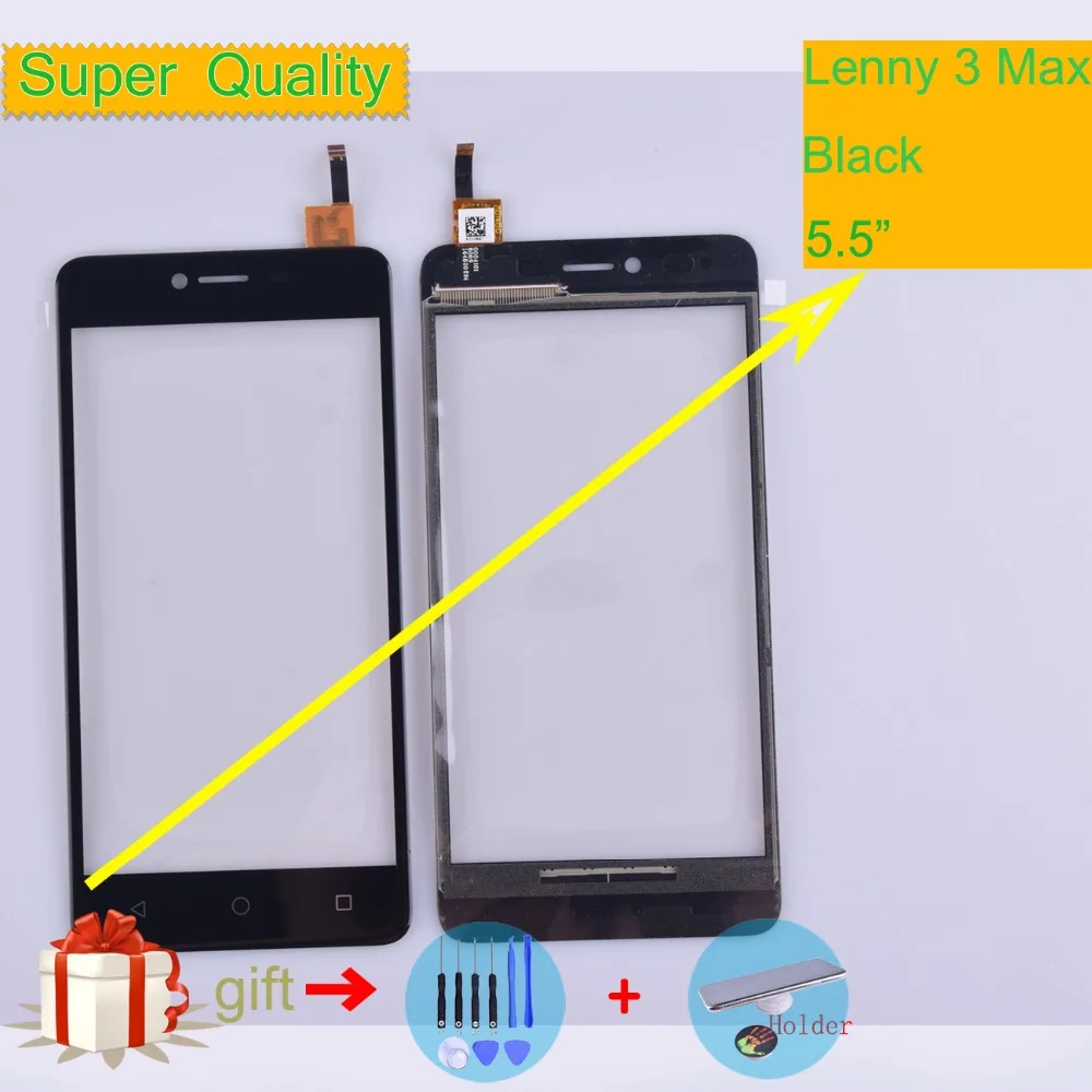

For Wiko Lenny 3 Lenny3 Max Touch Screen Panel Sensor Digitizer Front Outer Glass Touchscreen Lenny 3 Max Touch Panel Black