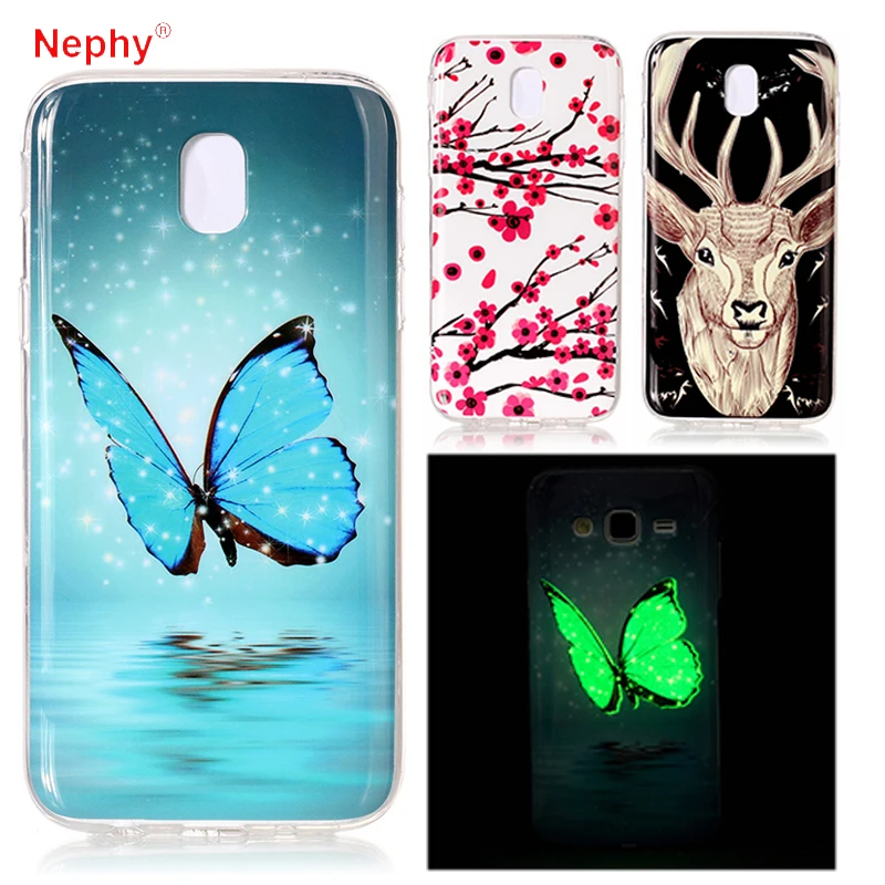 Чехол Nephy для Samsung Galaxy J3 J5 J7 2017 Pro J330 J530 J730 европейская версия 3D фосфоресцирующий