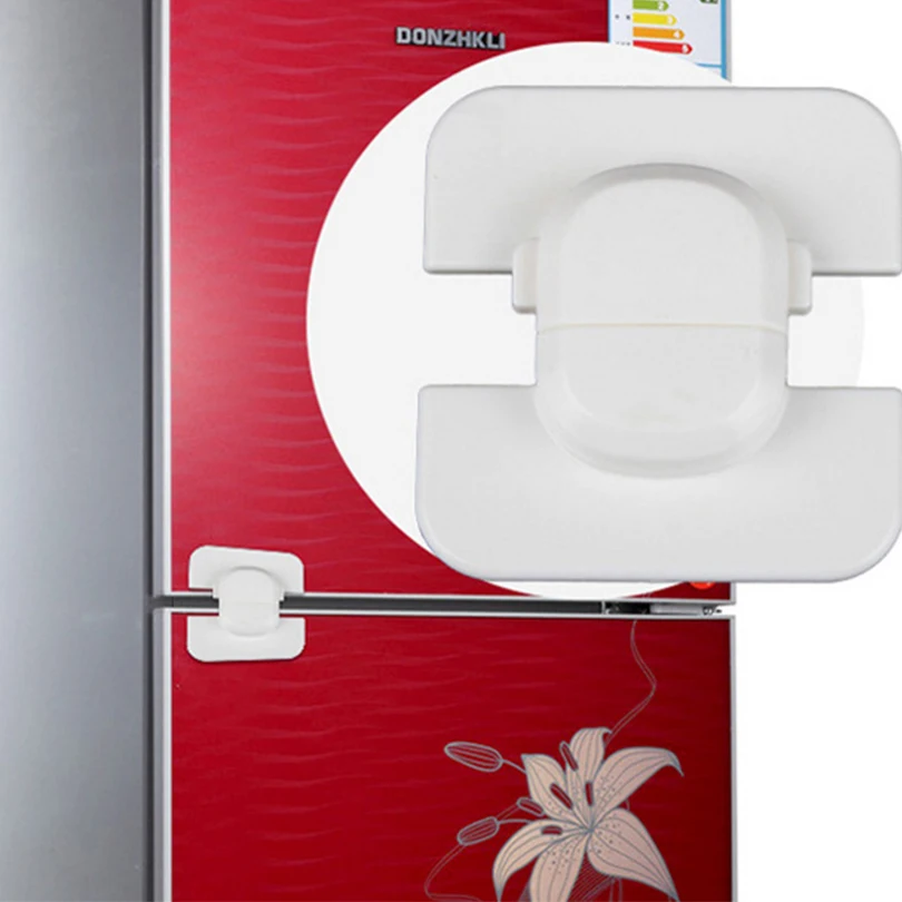 1Pcs Enviromentally Friendly ABS Infant Baby kids  Safety Care Lock Cupbord Cabinets Frige Toilet Infant Safety Protector Lock 