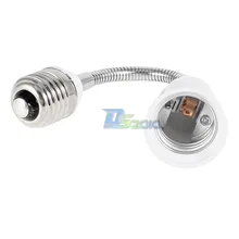 30 см E27 Лампа Держатель Гнезда Лампы Гибкая Гусиная Шея Расширение Адаптер Конвертер@ ifashion2014