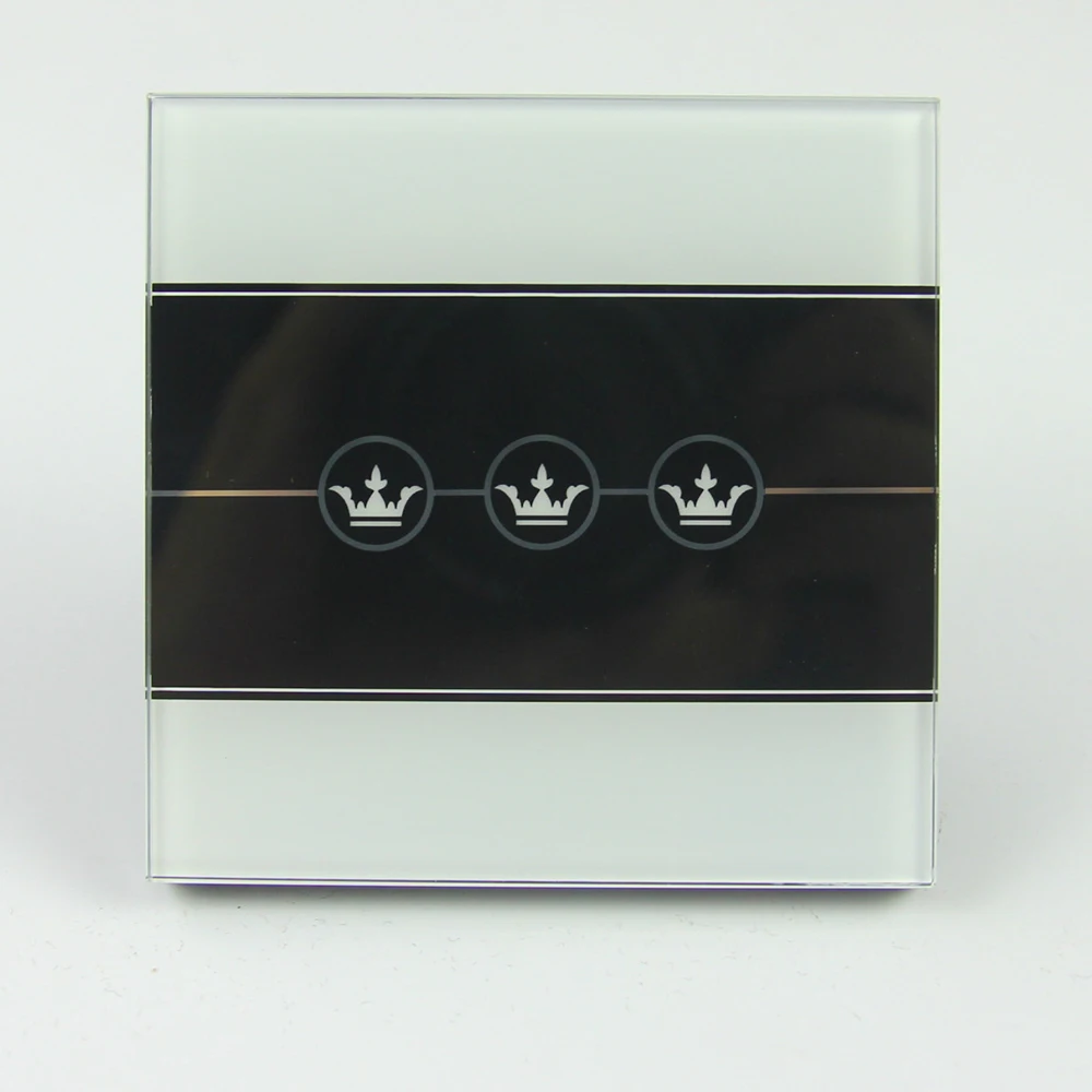 Умный дом 16А стандарт ЕС роскошный закаленное стекло панель настенный сенсорный