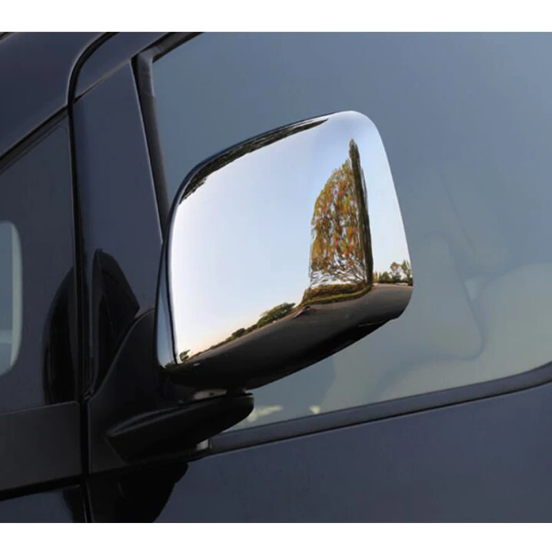 Для Nissan NV200 Evalia 2010- ABS хром зеркало заднего вида украшения покрытие автомобиля для укладки наклейки 2 шт. углеродного волокна Цвет