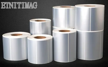 

Free Delivery 500 Sheet Label Sticker 100x150mm Thermal Transfer Blank Silver Self-adhesive PET Label Outdoor electronic label