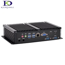 Kingdel 5005U Безвентиляторный Промышленный КОМПЬЮТЕР Dual Core i3 Мини-Компьютер 2.0 ГГц 3 М Кэш Intel HD Graphics 5500 8 Г RAM 256 Г SSD 2COM HDMI