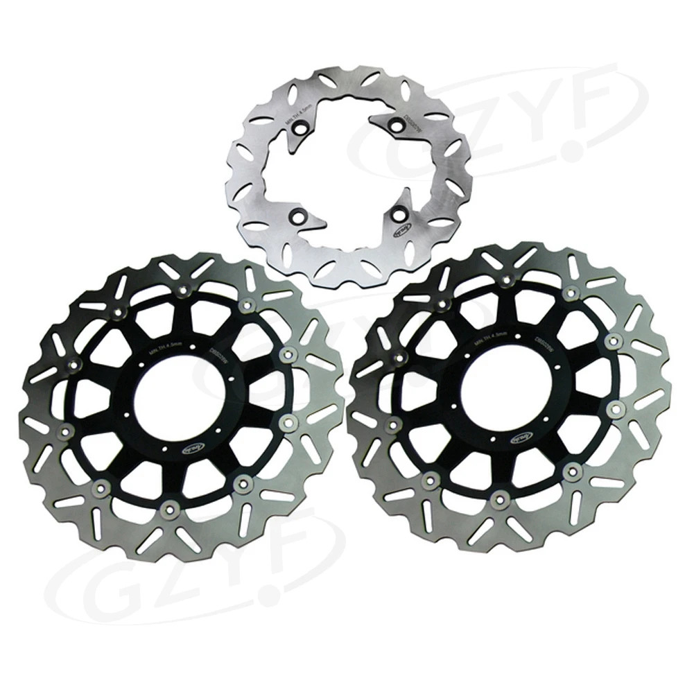 Передние и задние дисковые роторы сборка для Honda CBR929RR 2000-2001& CBR954RR 2002-2003 фольаторные Запчасти для мотоциклов