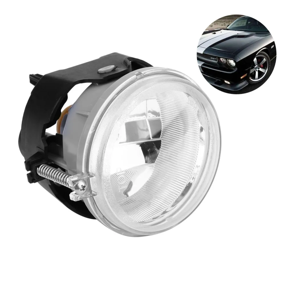 

High Brightness Car Left Right Front Fog Lights Round Driving Passenger Side Lamp&Bulb for Chrysler Dodge Jeep 2010 2011 2012