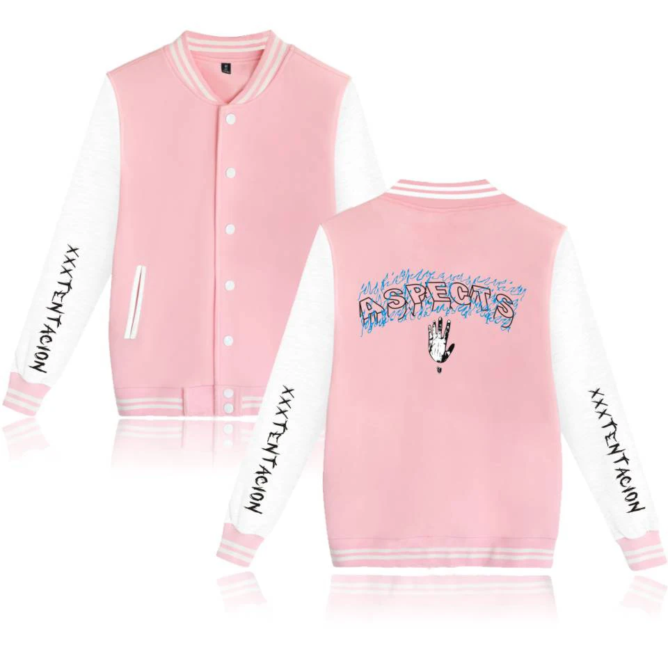 LUCKYFRIDAYF 2018, XXXTentacion бейсбольная куртка-пилот в стиле хип-хоп с длинными рукавами зимняя куртка, пальто Мужская и женская одежда