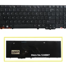 SSEA ноутбук Черная Клавиатура США для hp EliteBook 8540P 8540W 8540 клавиатура