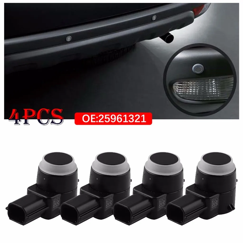 

4PCS 15239247 Parking Sensor Reverse Backup Park Parking Assist Object Bumper Sensor For GM 15239247 #WL1
