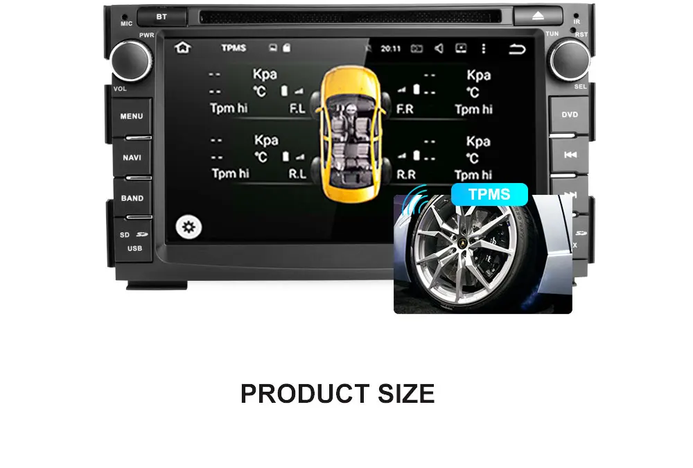 Flash Deal 2 din Car Radio Car DVD Player Multimedia GPS Glonass Navigation Audio Stereo Head unit For Kia Ceed 2010 2011 2012 Venga 16