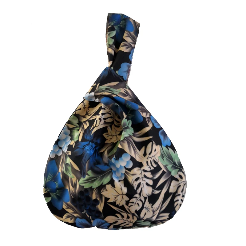 0 : Buy Flower Bag Cotton Fabric Small Wrist Bag Women Vintage Floral Hands Bags ...