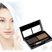 QIAOYAN бренд лучшие продавцы изысканный натуральный стереоскопический Прочный Водонепроницаемый sweatproof легкий в цвет Дихроичный порошок для бровей