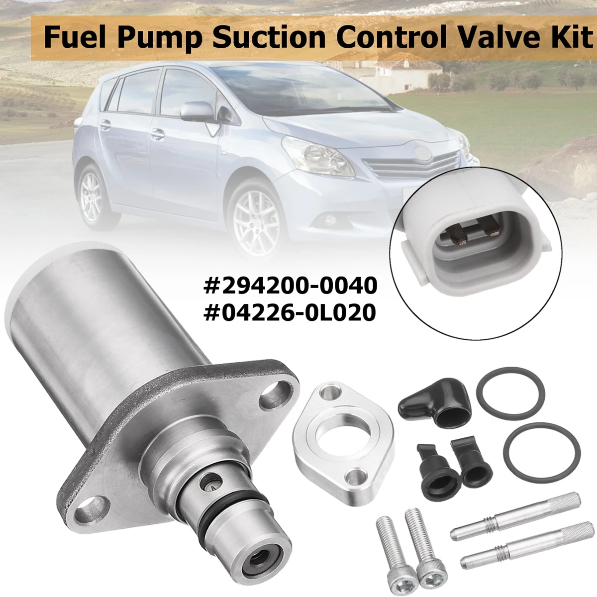 294200 0040 04226 0L020 Fuel Pump Suction Control Valve Kit For Toyota Avensis Verso Hilux II