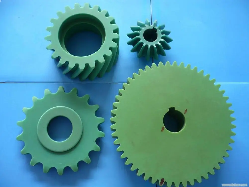 Nylon Outer Gear Worm Gear Plastic Worm Gear Gan, Flat Spur Gear Non
