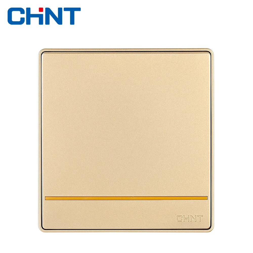 

CHINT Wall Switch Socket NEW2D Decorative Light Switches Large Panel One Gang Two Way 16A Steel Frame