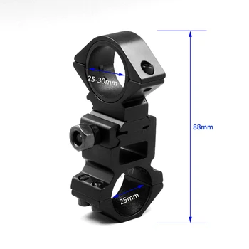 

25mm/ 30mm Ring 20mm Picatinny Weaver Rail Scope Mount Rifle Scope Hunting Caza Bicycle Flashlight Accessories